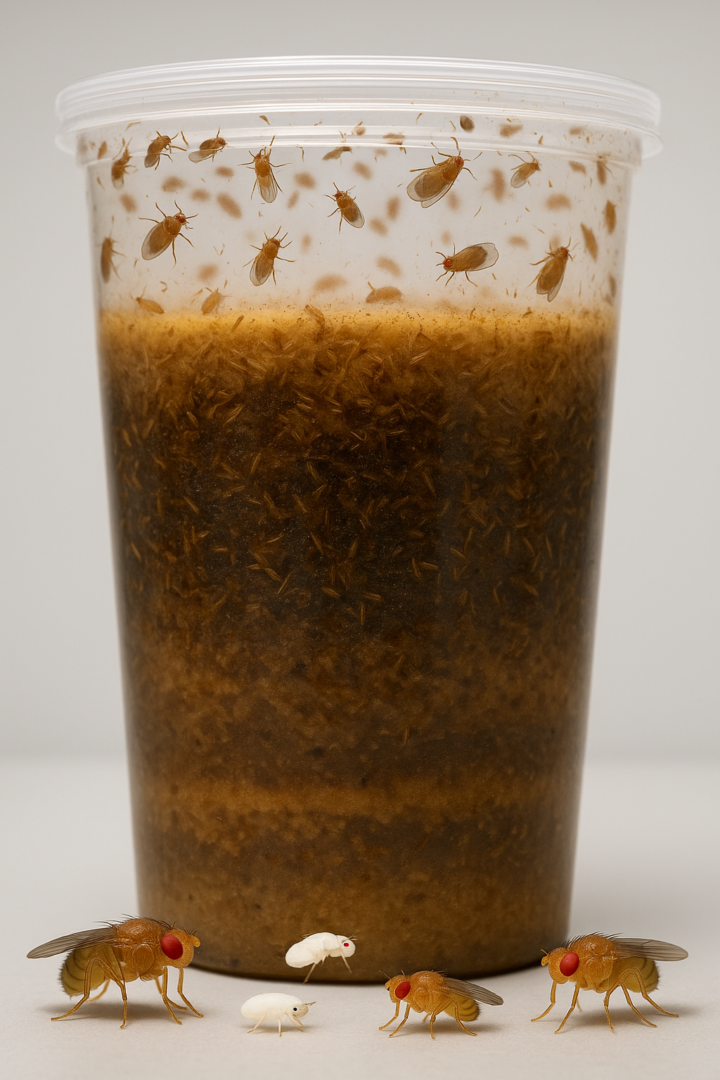 🪰 Flightless Fruit Fly Culture (Drosophila melanogaster) – Microterra Labs