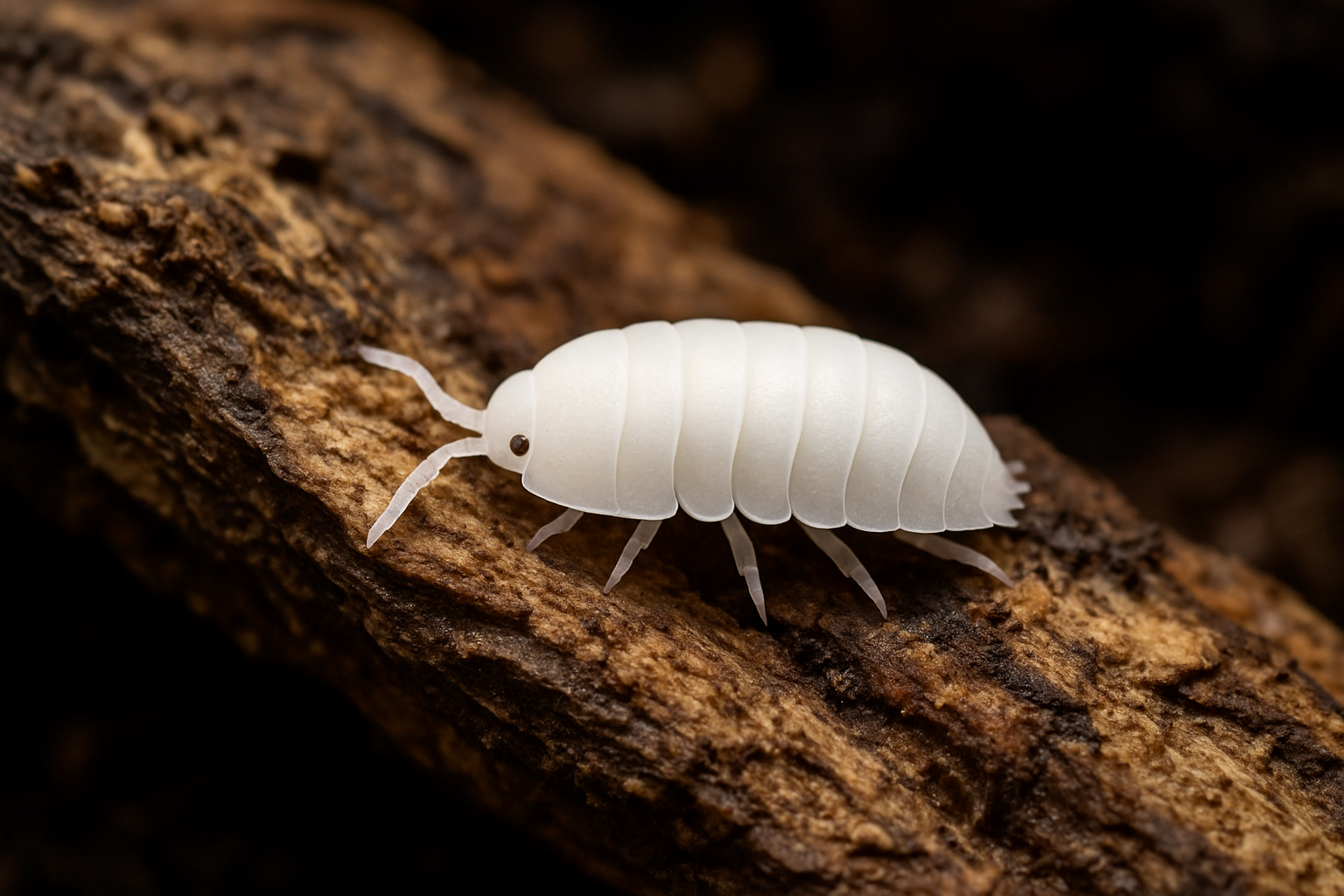⚪ Dwarf White Isopods (Trichorhina tomentosa) – Microterra Labs