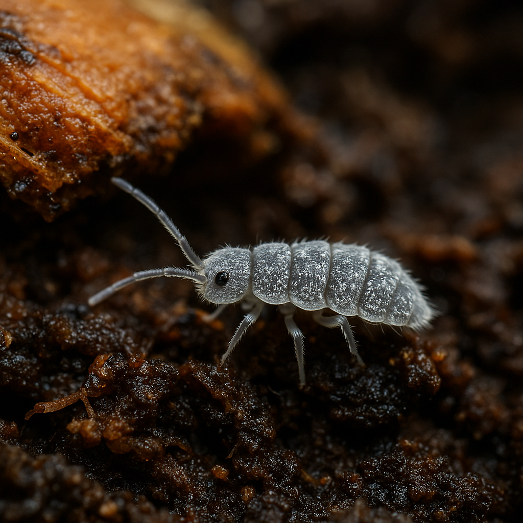 ⚪ Silver Springtails (Lepidocyrtus sp. “Silver”) – Microterra Labs